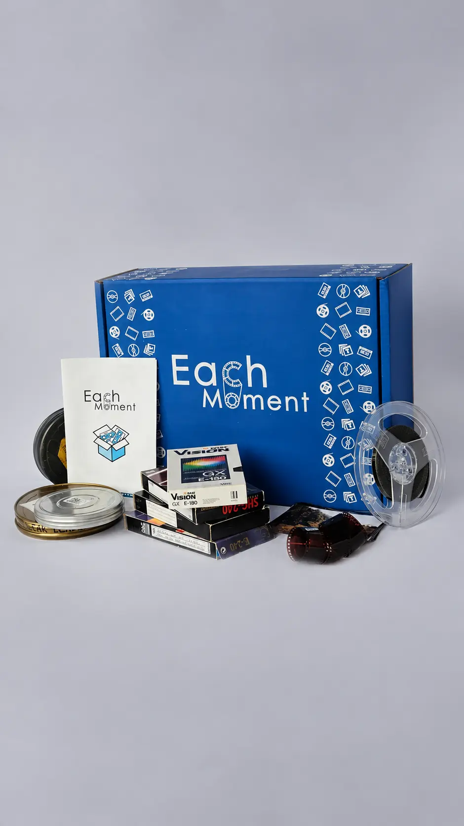EachMoment Kutija Uspomena s videokazetama, filmskim vrpcama i negativima